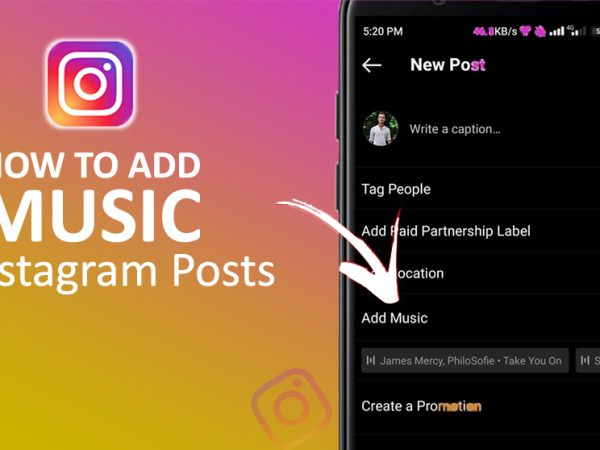 How to add music to instagram posts